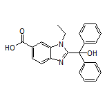 1-Ethyl-2-(hydroxydiphenylmethyl)-1H-benzo[d]imidazole-6-carboxylic Acid