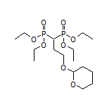 Tetraethyl [3-[(Tetrahydro-2H-pyran-2-yl)oxy]propane-1,1-diyl]bis(phosphonate)