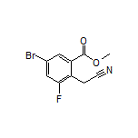 Methyl 5-Bromo-2-(cyanomethyl)-3-fluorobenzoate