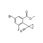 Methyl 5-Bromo-2-(1-cyanocyclopropyl)-3-fluorobenzoate