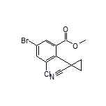 Methyl 5-Bromo-3-chloro-2-(1-cyanocyclopropyl)benzoate