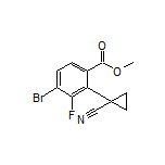 Methyl 4-Bromo-2-(1-cyanocyclopropyl)-3-fluorobenzoate