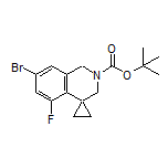 2’-Boc-7’-bromo-5’-fluoro-2’,3’-dihydro-1’H-spiro[cyclopropane-1,4’-isoquinoline]