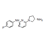 (S)-4-(3-Aminopyrrolidin-1-yl)-N-(4-fluorophenyl)pyrimidin-2-amine