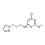 N-[3-(1H-Pyrazol-1-yl)propyl]-6-chloro-2-(methylthio)pyrimidin-4-amine