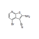 2-Amino-4-bromothieno[2,3-b]pyridine-3-carbonitrile