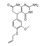 5-[4-(Allyloxy)-3-methoxyphenyl]-2-amino-5,6-dihydropyrido[2,3-d]pyrimidine-4,7(3H,8H)-dione