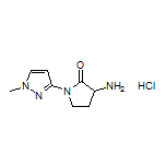 3-Amino-1-(1-methyl-3-pyrazolyl)pyrrolidin-2-one Hydrochloride