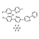 2,2’-Bipyridinebis[5-fluoro-2-(5-methyl-2-pyridyl)phenyl]iridium Hexafluorophosphate