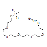 17-Azido-3,6,9,12,15-pentaoxaheptadecyl Methanesulfonate