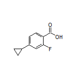 4-Cyclopropyl-2-fluorobenzoic Acid