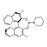 1-[(11bR)-2,6-Dimethyldinaphtho[2,1-d:1’,2’-f][1,3,2]dioxaphosphepin-4-yl]piperidine