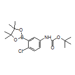 5-(Boc-amino)-2-chlorophenylboronic Acid Pinacol Ester