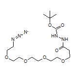 N’-Boc-1-azido-3,6,9,12-tetraoxapentadecane-15-hydrazide