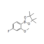 4-Fluoro-2-methoxyphenylboronic Acid Pinacol Ester