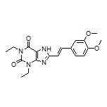 (E)-8-(3,4-Dimethoxystyryl)-1,3-diethyl-1H-purine-2,6(3H,7H)-dione