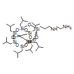 N1-[3-(3,5,7,9,11,13,15-Heptaisobutyl-2,4,6,8,10,12,14,16,17,18,19,20-dodecaoxa-1,3,5,7,9,11,13,15-octasilapentacyclo[9.5.1.13,9.15,15.17,13]icosan-1-yl)propyl]ethane-1,2-diamine