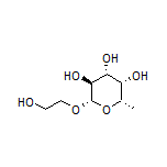 (2S,3S,4R,5S,6S)-2-(2-Hydroxyethoxy)-6-methyltetrahydro-2H-pyran-3,4,5-triol