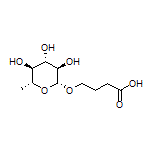 4-[[(2R,3R,4S,5S,6R)-3,4,5-Trihydroxy-6-methyltetrahydro-2H-pyran-2-yl]oxy]butanoic Acid