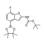 2-(Boc-amino)-7-fluorobenzo[b]thiophene-4-boronic Acid Pinacol Ester