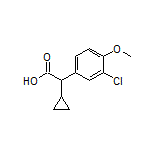 2-(3-Chloro-4-methoxyphenyl)-2-cyclopropylacetic Acid