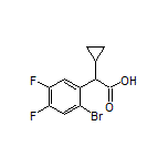 2-(2-Bromo-4,5-difluorophenyl)-2-cyclopropylacetic Acid
