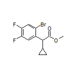 Methyl 2-(2-Bromo-4,5-difluorophenyl)-2-cyclopropylacetate