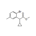 Methyl 2-(2-Bromo-5-methylphenyl)-2-cyclopropylacetate