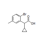 2-(2-Bromo-5-methylphenyl)-2-cyclopropylacetic Acid