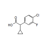 2-(4-Chloro-3-fluorophenyl)-2-cyclopropylacetic Acid