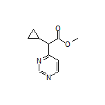 Methyl 2-Cyclopropyl-2-(4-pyrimidinyl)acetate