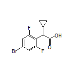 2-(4-Bromo-2,6-difluorophenyl)-2-cyclopropylacetic Acid