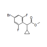 Methyl 2-(4-Bromo-2,6-difluorophenyl)-2-cyclopropylacetate