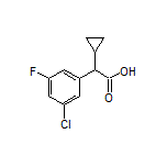 2-(3-Chloro-5-fluorophenyl)-2-cyclopropylacetic Acid