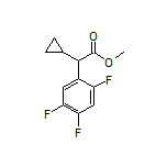 Methyl 2-Cyclopropyl-2-(2,4,5-trifluorophenyl)acetate