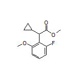 Methyl 2-Cyclopropyl-2-(2-fluoro-6-methoxyphenyl)acetate