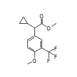Methyl 2-Cyclopropyl-2-[4-methoxy-3-(trifluoromethyl)phenyl]acetate