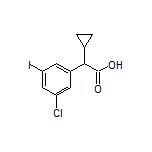 2-(3-Chloro-5-iodophenyl)-2-cyclopropylacetic Acid