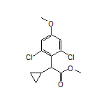 Methyl 2-Cyclopropyl-2-(2,6-dichloro-4-methoxyphenyl)acetate