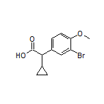 2-(3-Bromo-4-methoxyphenyl)-2-cyclopropylacetic Acid