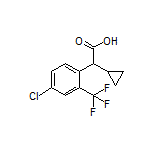 2-[4-Chloro-2-(trifluoromethyl)phenyl]-2-cyclopropylacetic Acid