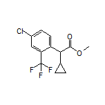 Methyl 2-[4-Chloro-2-(trifluoromethyl)phenyl]-2-cyclopropylacetate