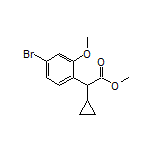 Methyl 2-(4-Bromo-2-methoxyphenyl)-2-cyclopropylacetate