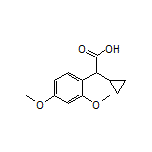 2-Cyclopropyl-2-(2,4-dimethoxyphenyl)acetic Acid