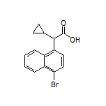 2-(4-Bromonaphthalen-1-yl)-2-cyclopropylacetic Acid