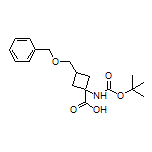 3-[(Benzyloxy)methyl]-1-(Boc-amino)cyclobutane-1-carboxylic Acid