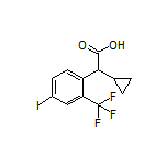 2-Cyclopropyl-2-[4-iodo-2-(trifluoromethyl)phenyl]acetic Acid