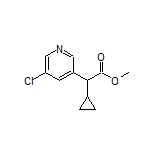 Methyl 2-(5-Chloropyridin-3-yl)-2-cyclopropylacetate