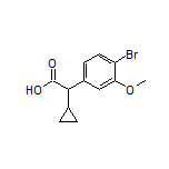 2-(4-Bromo-3-methoxyphenyl)-2-cyclopropylacetic Acid