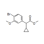 Methyl 2-(4-Bromo-3-methoxyphenyl)-2-cyclopropylacetate